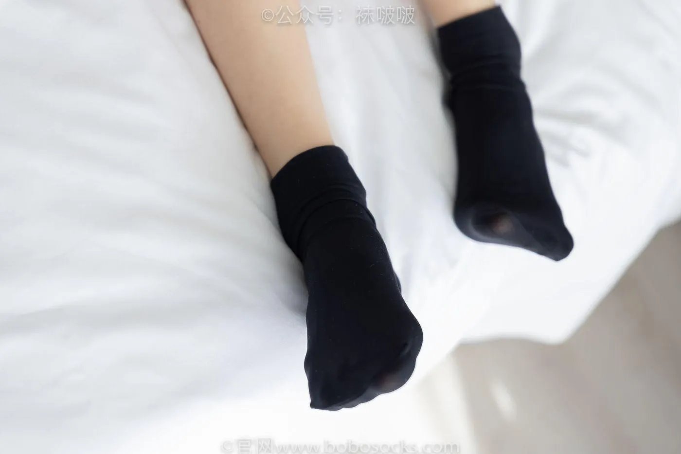 [BoBoSocks袜啵啵]NO.033 稚予-贝壳头、天鹅绒黑袜、天鹅绒白袜 [154P]插图7